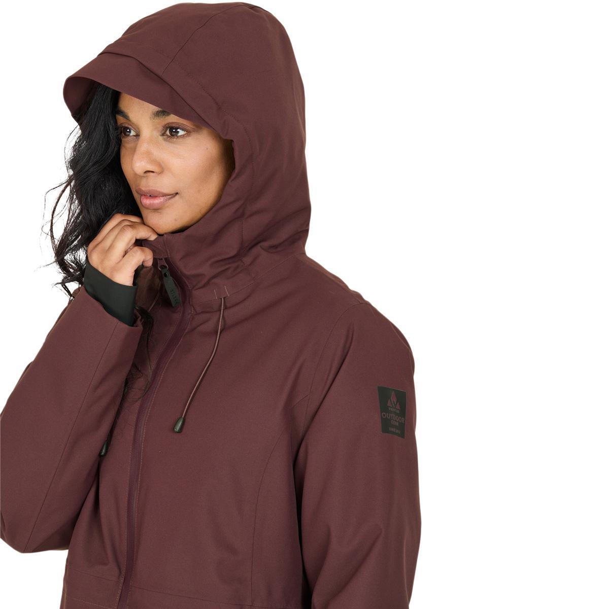 Whistler Cala Parka Jakke Dame Fudge