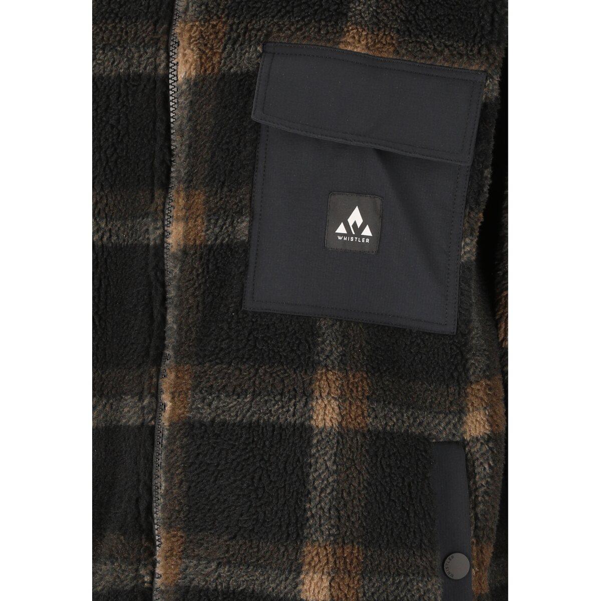 Whistler Carrillo AOP Fleecejakke Herre Black