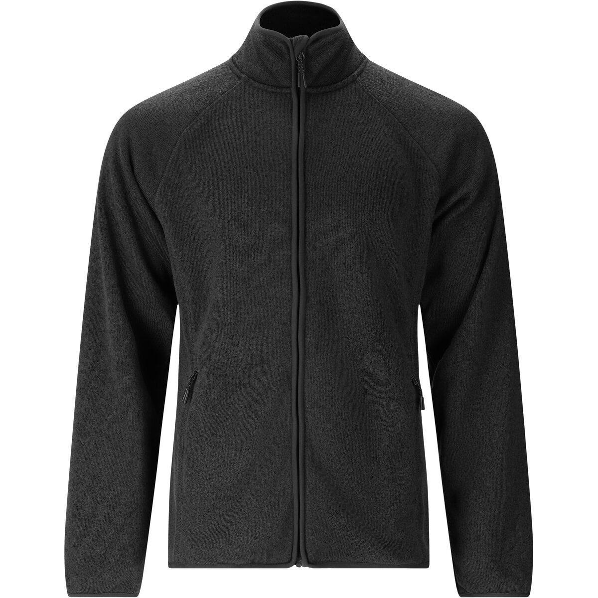 Whistler Wolven Fleecetrøje Herre Black Melange