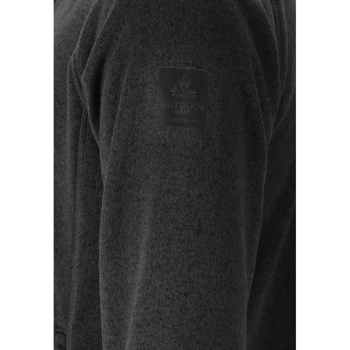 Whistler Wolven Fleecetrøje Herre Black Melange