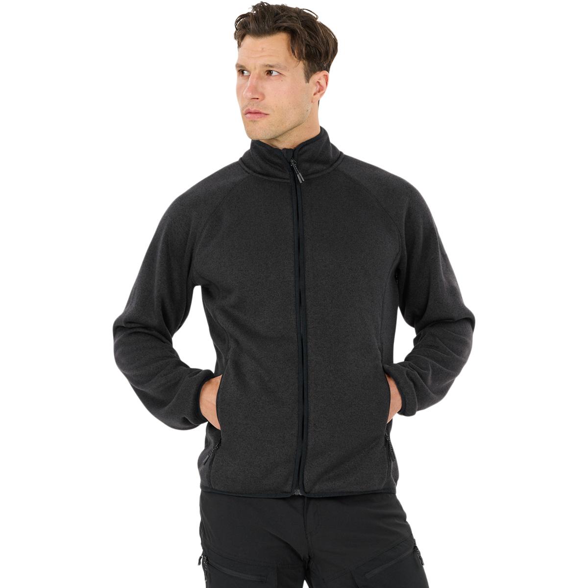 Whistler Wolven Fleecetrøje Herre Black Melange
