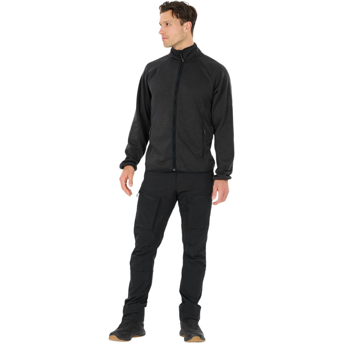 Whistler Wolven Fleecetrøje Herre Black Melange