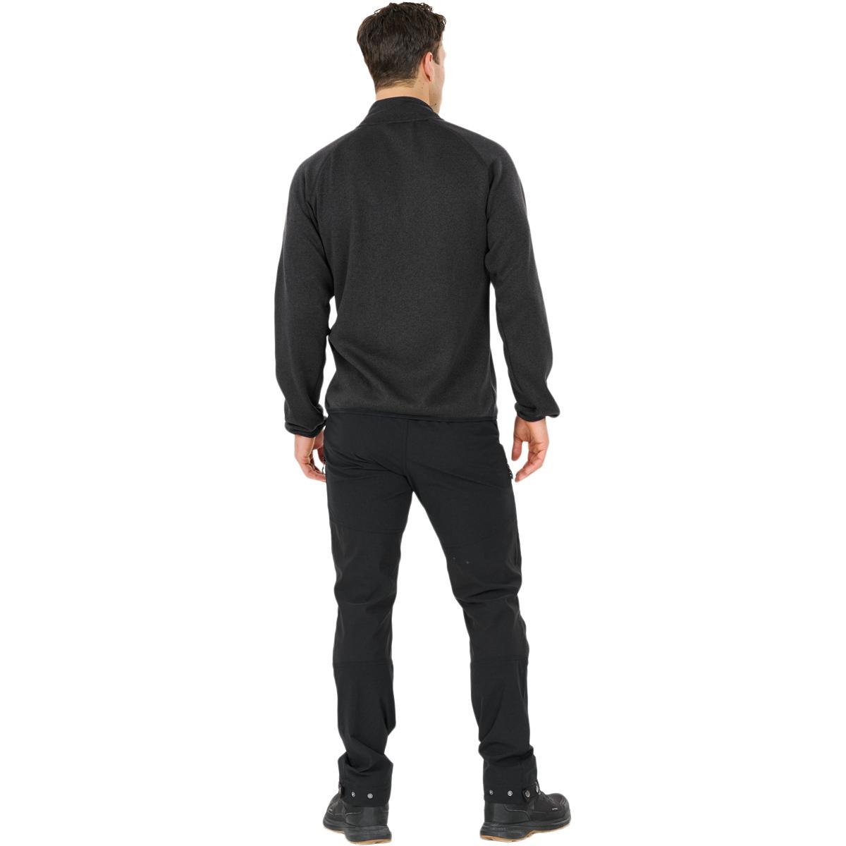 Whistler Wolven Fleecetrøje Herre Black Melange