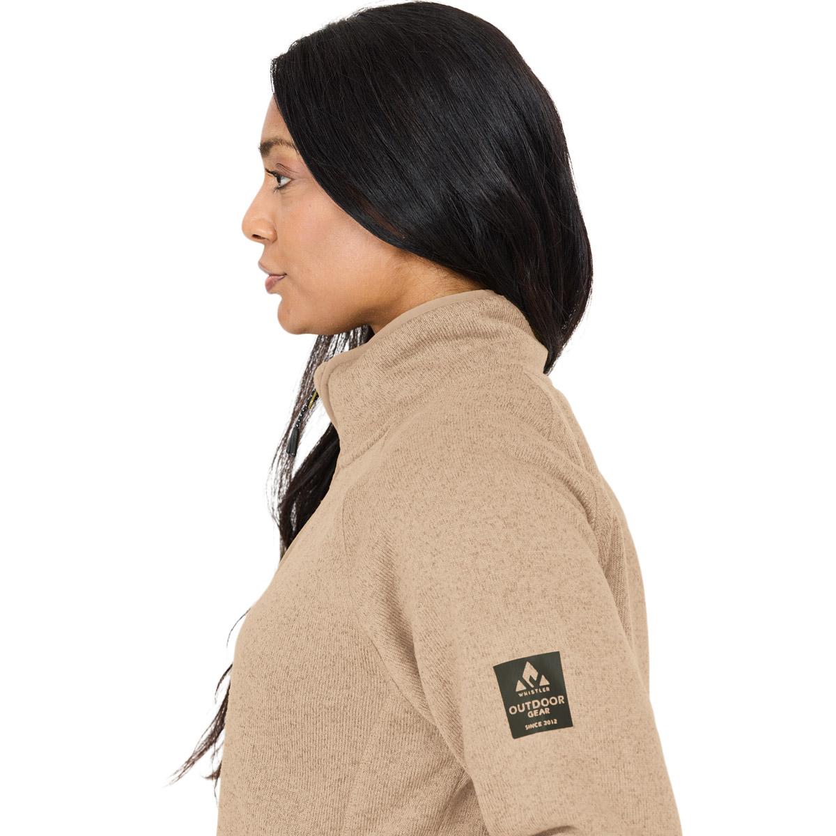 Whistler Wolven Fleecetrøye Dame Desert Taupe