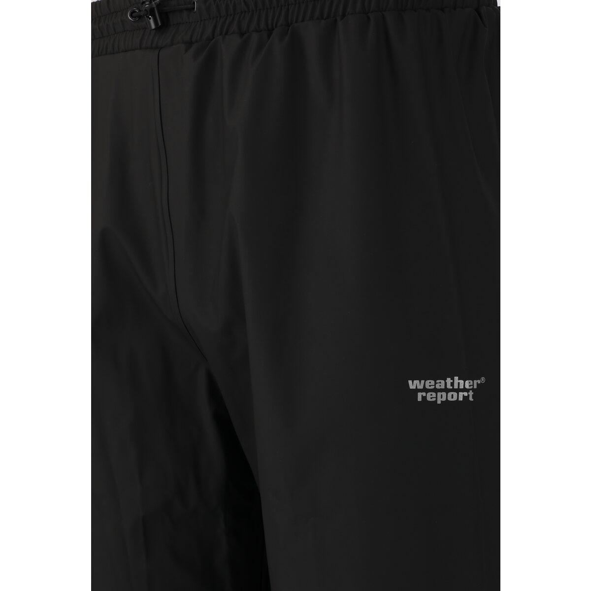 Weather Report PU Regnbukser Herre Black Melange