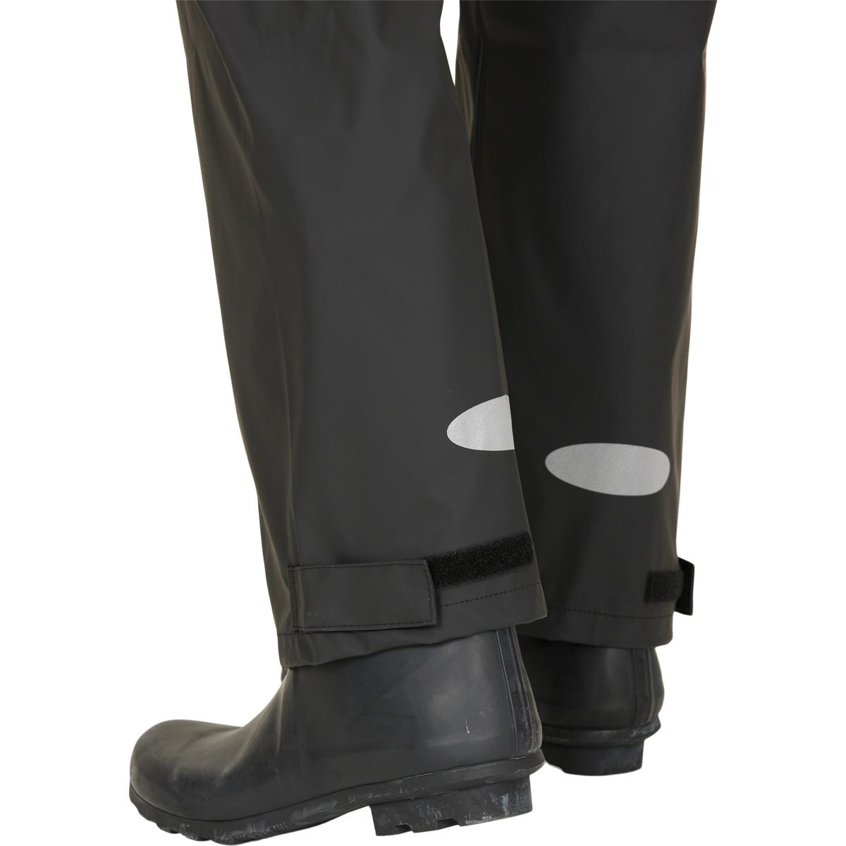 Weather Report PU Regnbukser Herre Black Melange