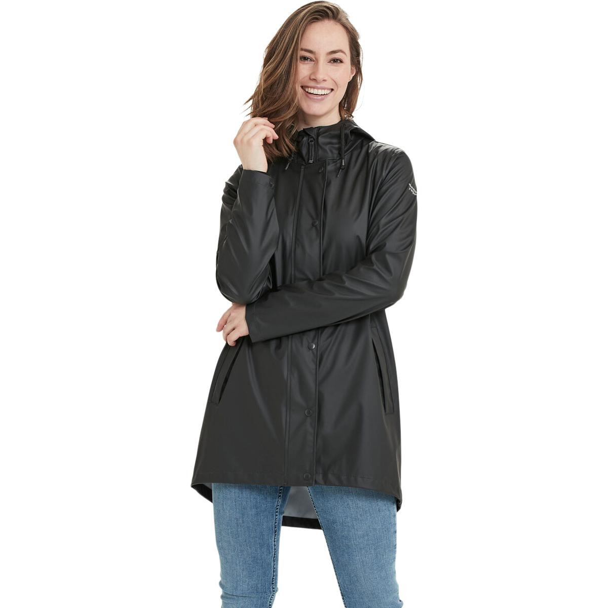 Weather Report Petra PU Regnjakke Dame Black
