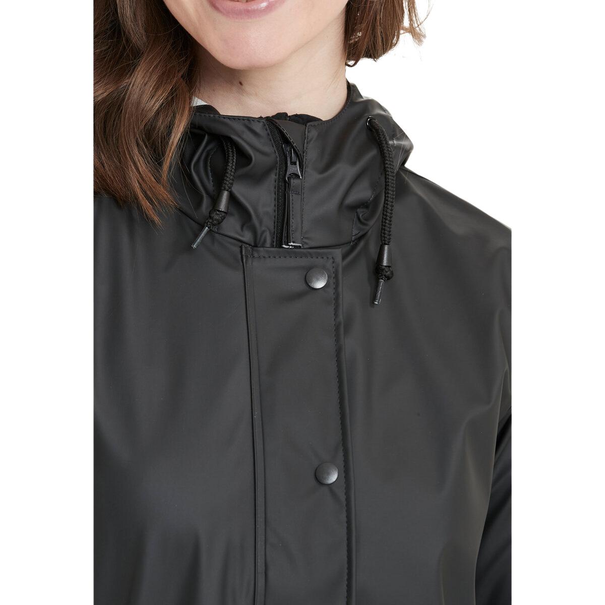 Weather Report Petra PU Regnjakke Dame Black