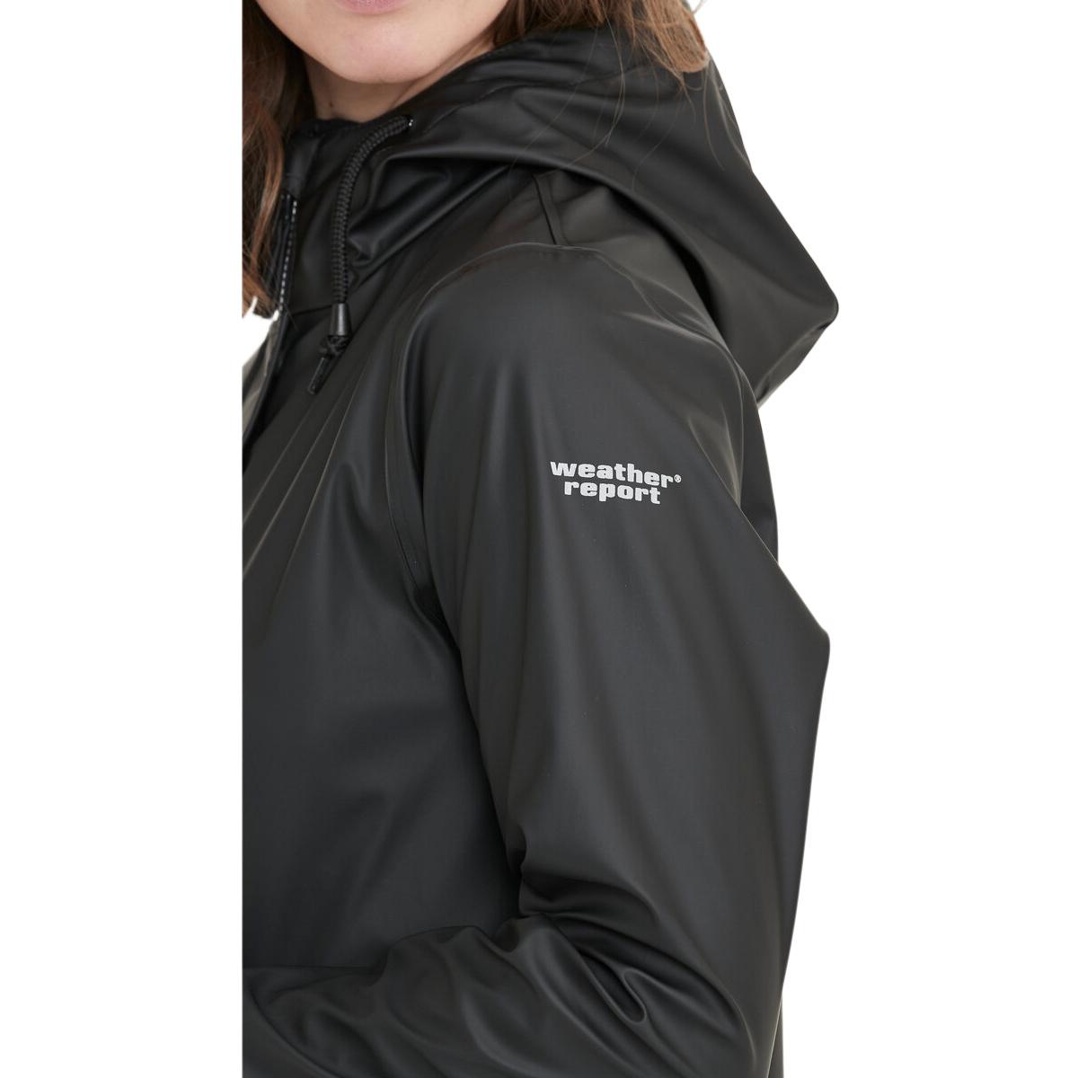 Weather Report Petra PU Regnjakke Dame Black