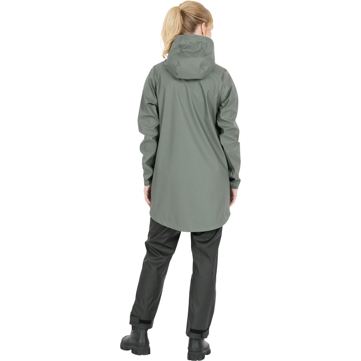 Weather Report Petra PU Regnjakke Dame Balsam Green