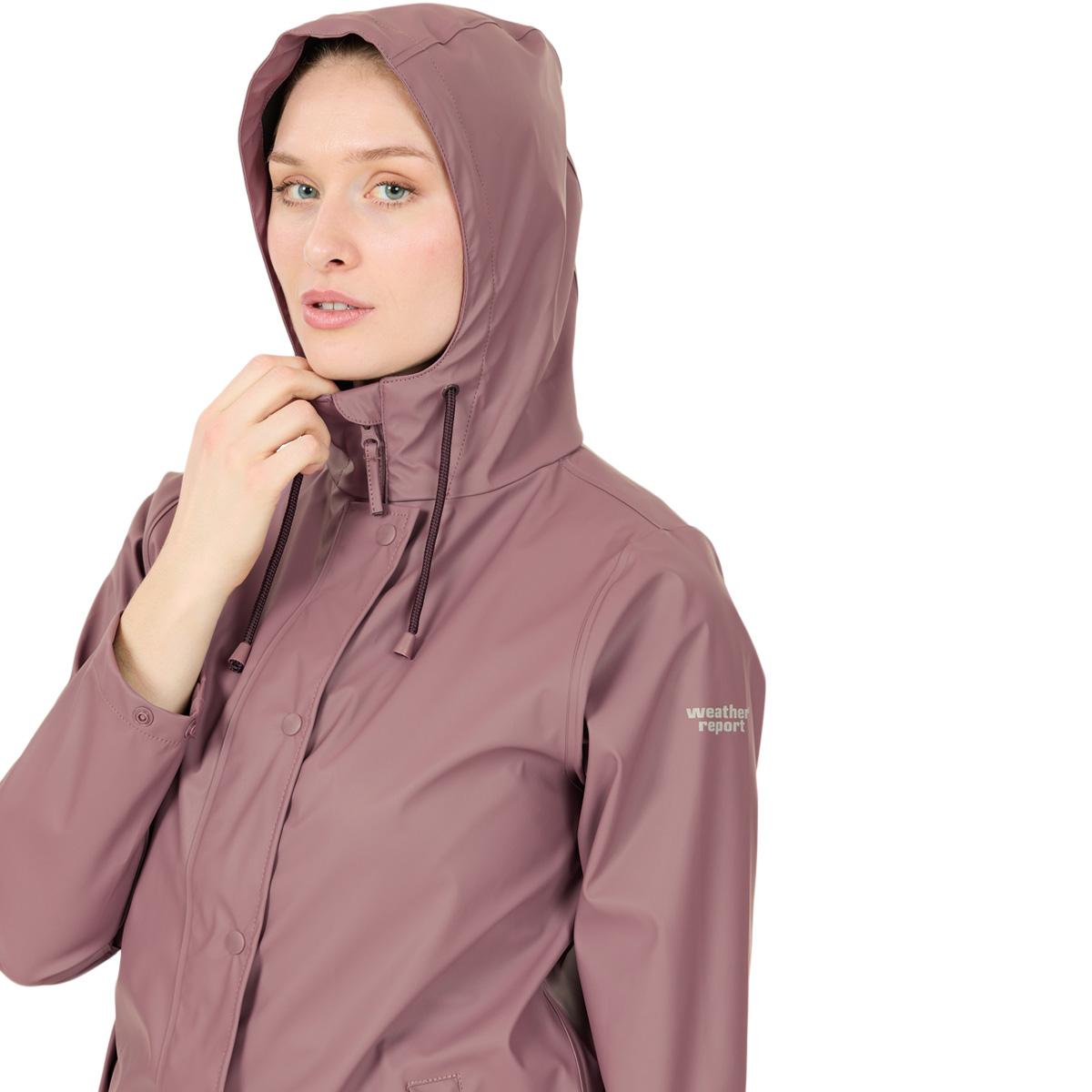 Weather Report Petra PU Regnjakke Dame Flint