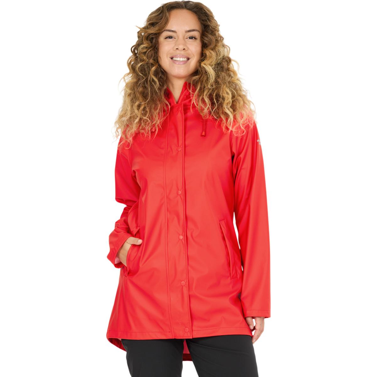 Weather Report Petra PU Regnjakke Dame Poppy Red