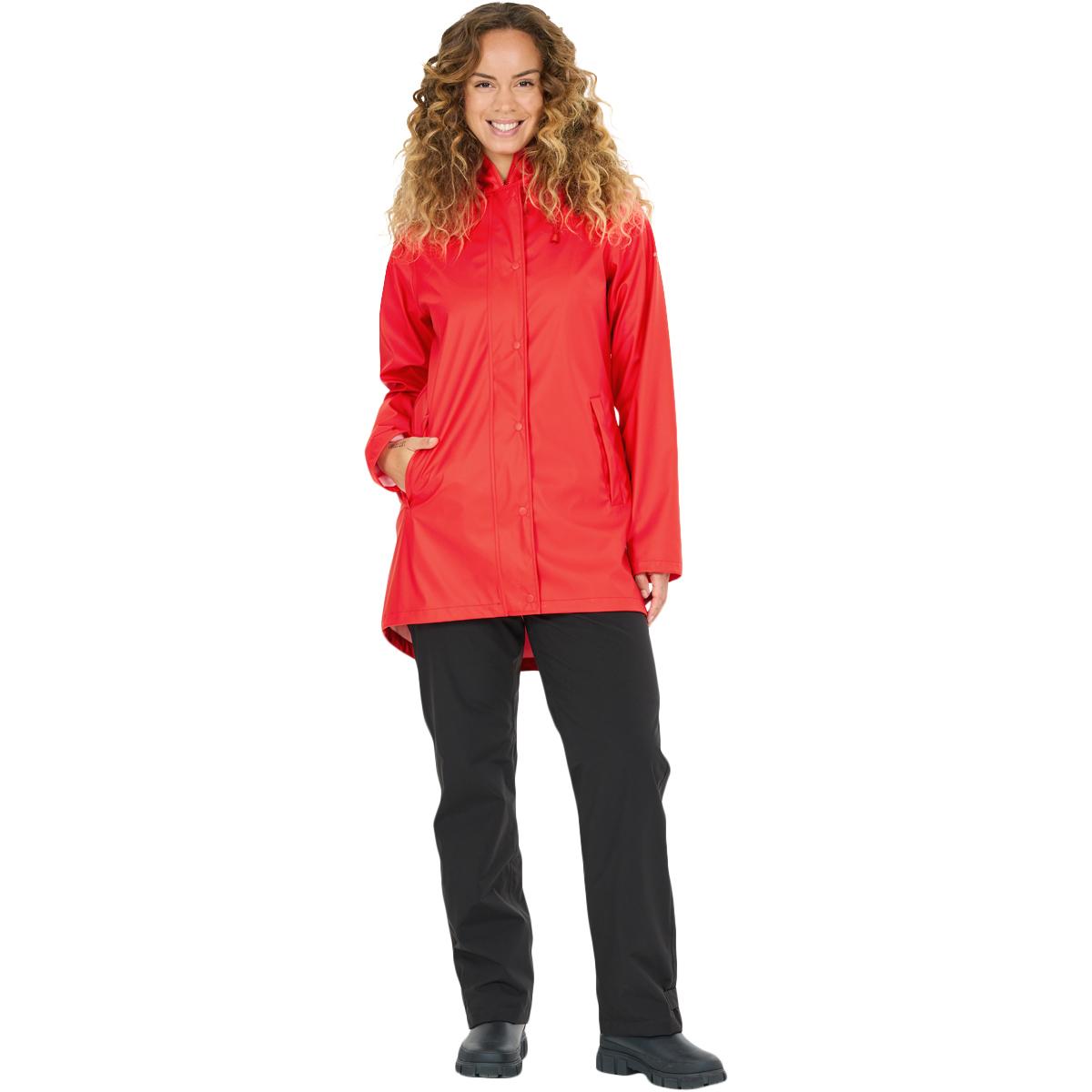 Weather Report Petra PU Regnjakke Dame Poppy Red