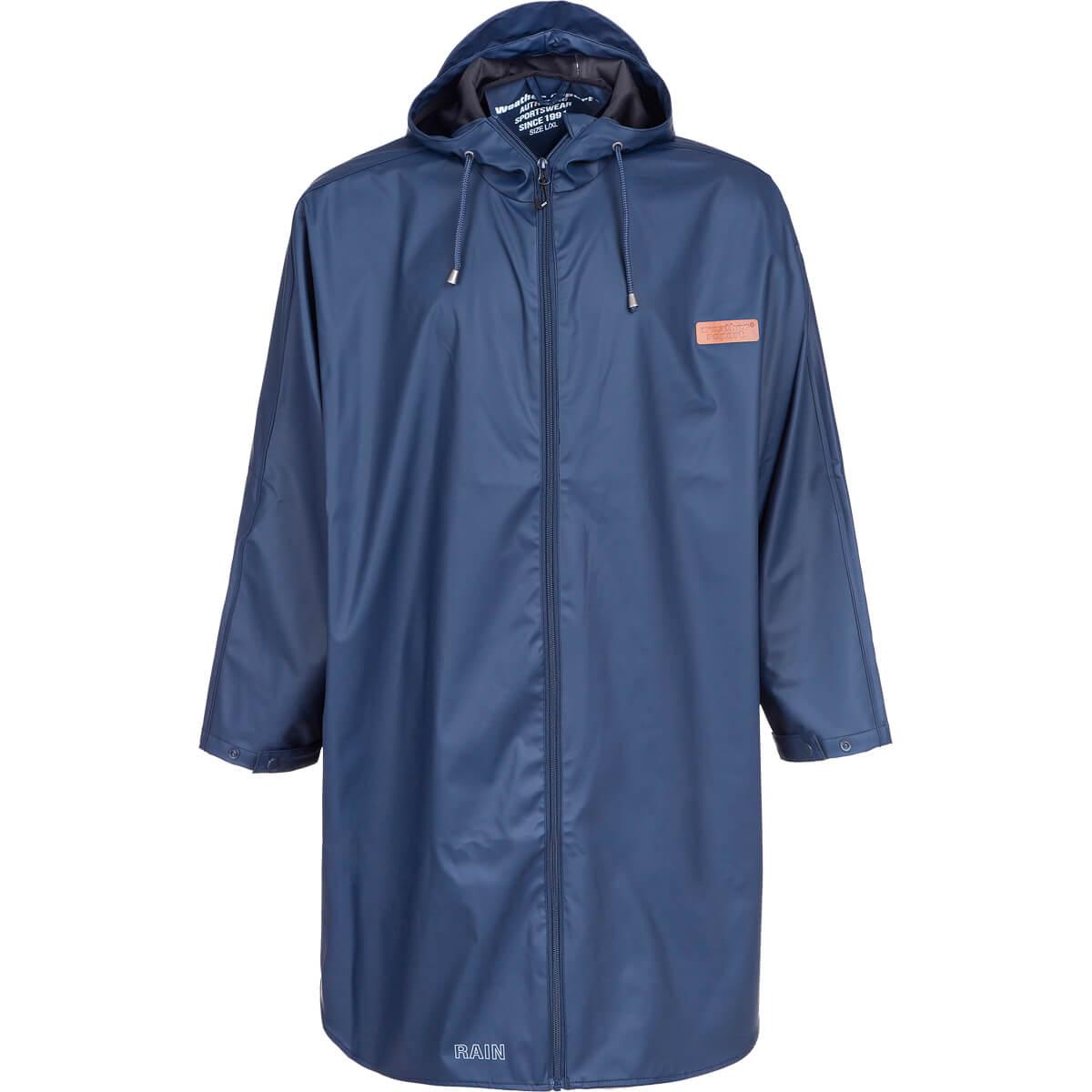 Weather Report Flame PU Regnjakke Dame Navy Melange