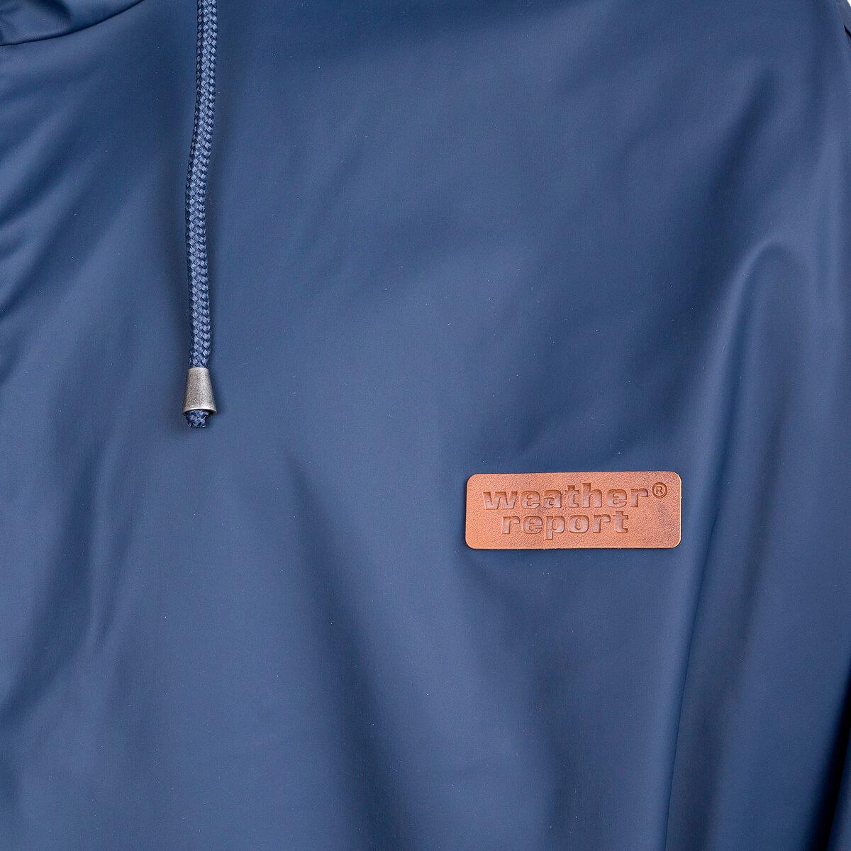 Weather Report Flame PU Regnjakke Dame Navy Melange