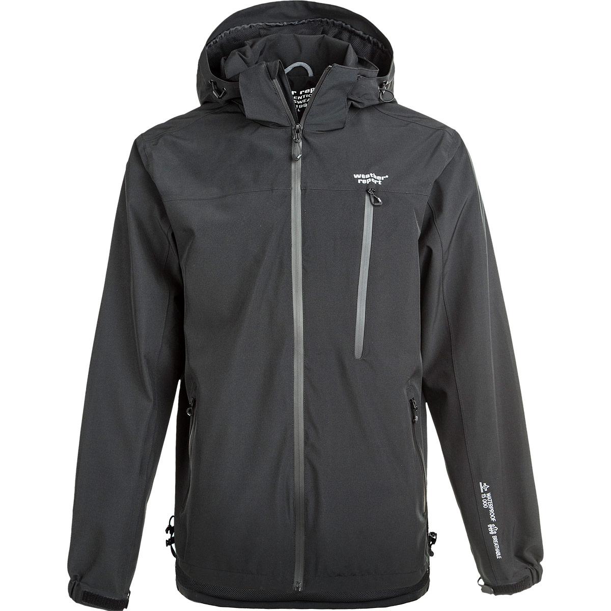 Weather Report Delton Regnjakke Herre Black
