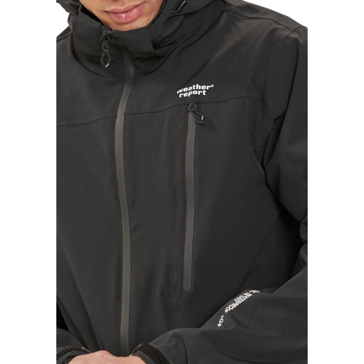 Weather Report Delton Regnjakke Herre Black