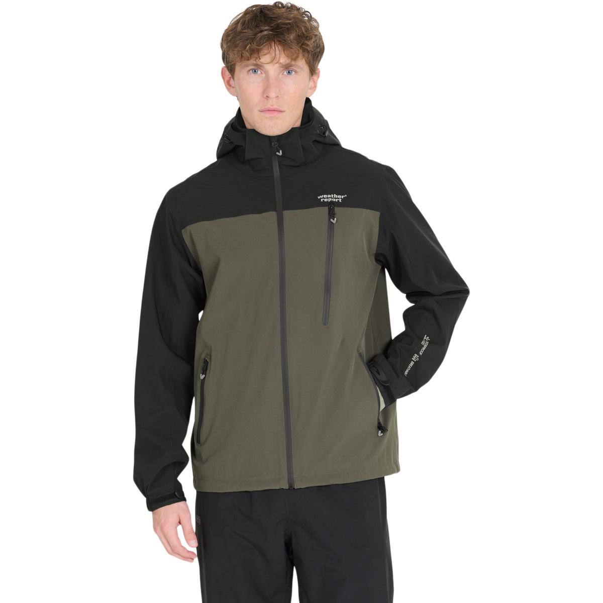 Weather Report Delton Regnjakke Herre Black Ink/Black