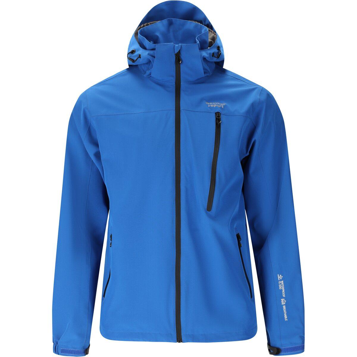Weather Report Delton Regnjakke Herre Classic Blue