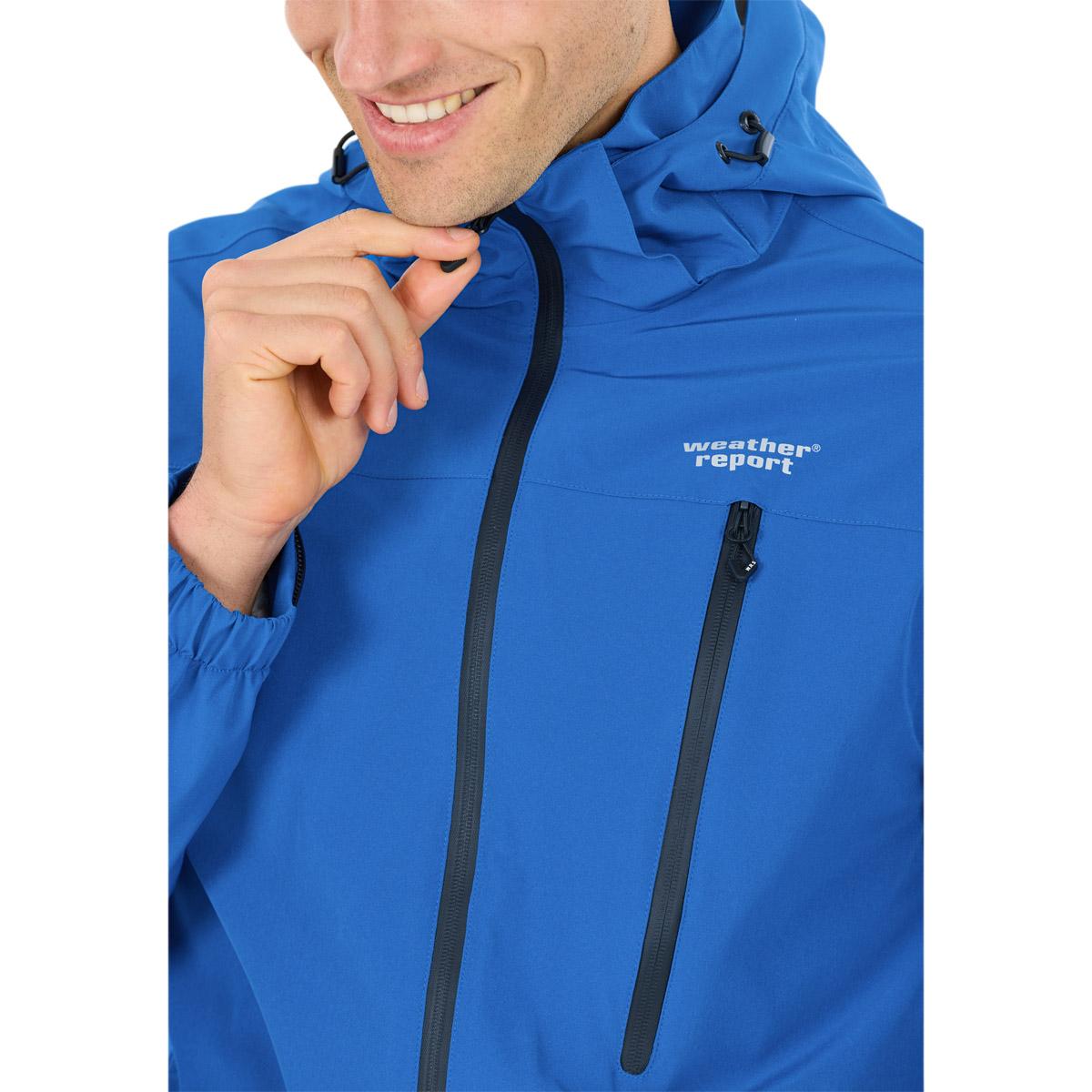 Weather Report Delton Regnjakke Herre Classic Blue