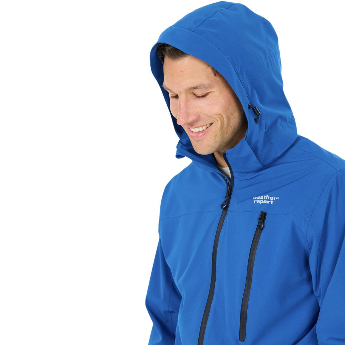Weather Report Delton Regnjakke Herre Classic Blue