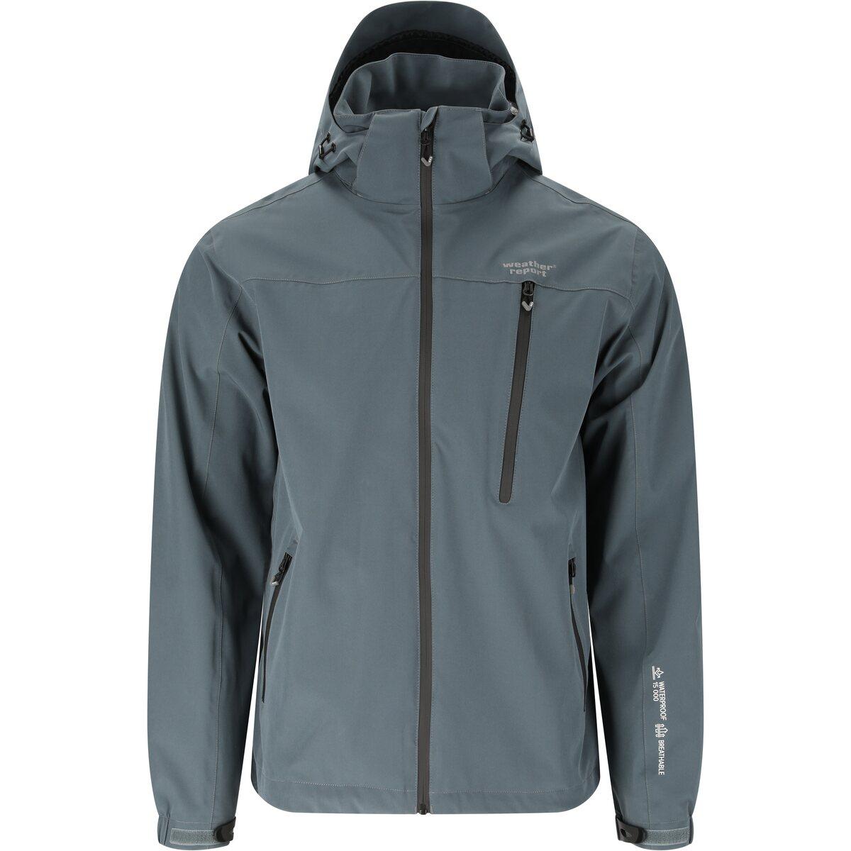Weather Report Delton Regnjakke Herre Dark Slate