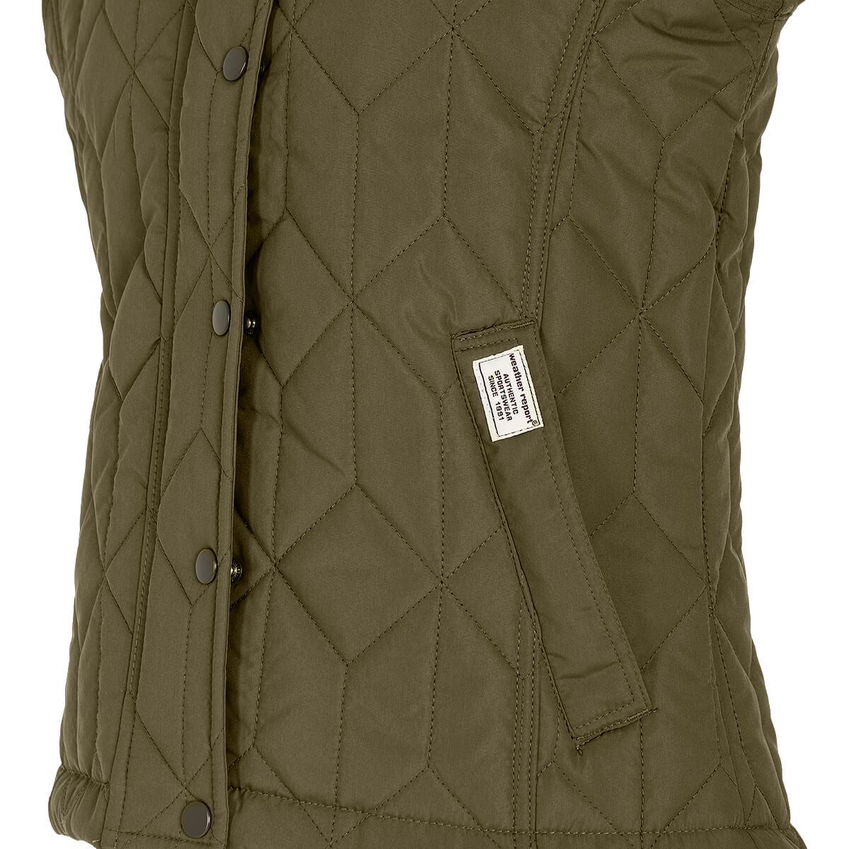 Weather Report Peggy Quiltet Vest Dame Tarmac