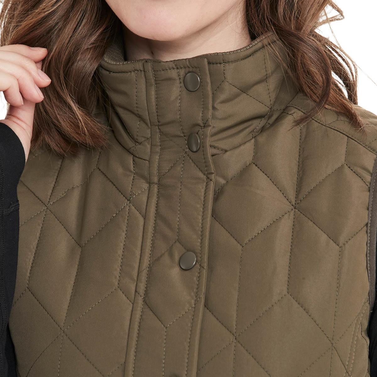 Weather Report Peggy Quiltet Vest Dame Tarmac