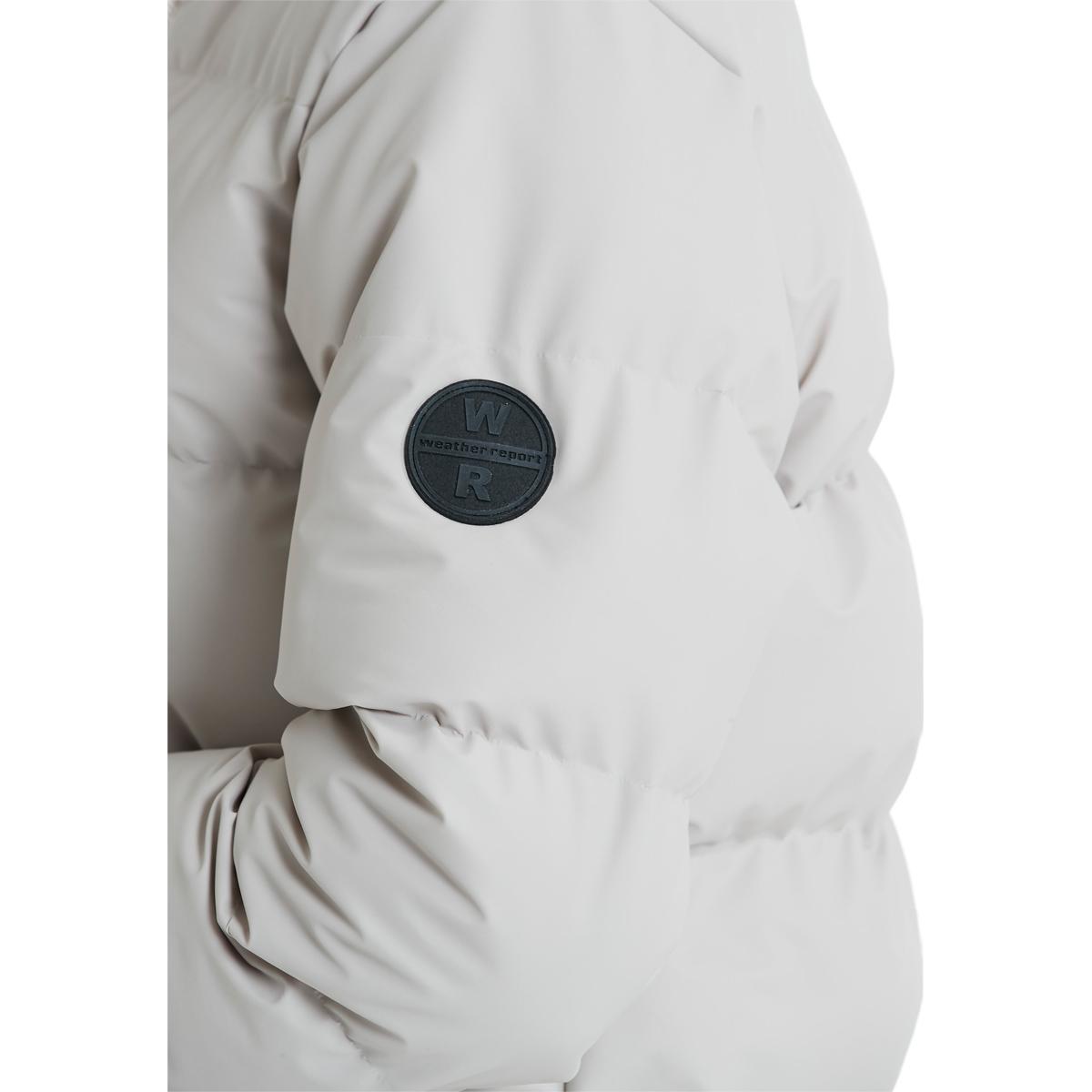 Weather Report Norah PU Puffer Vinterjakke Dame ChateauGray