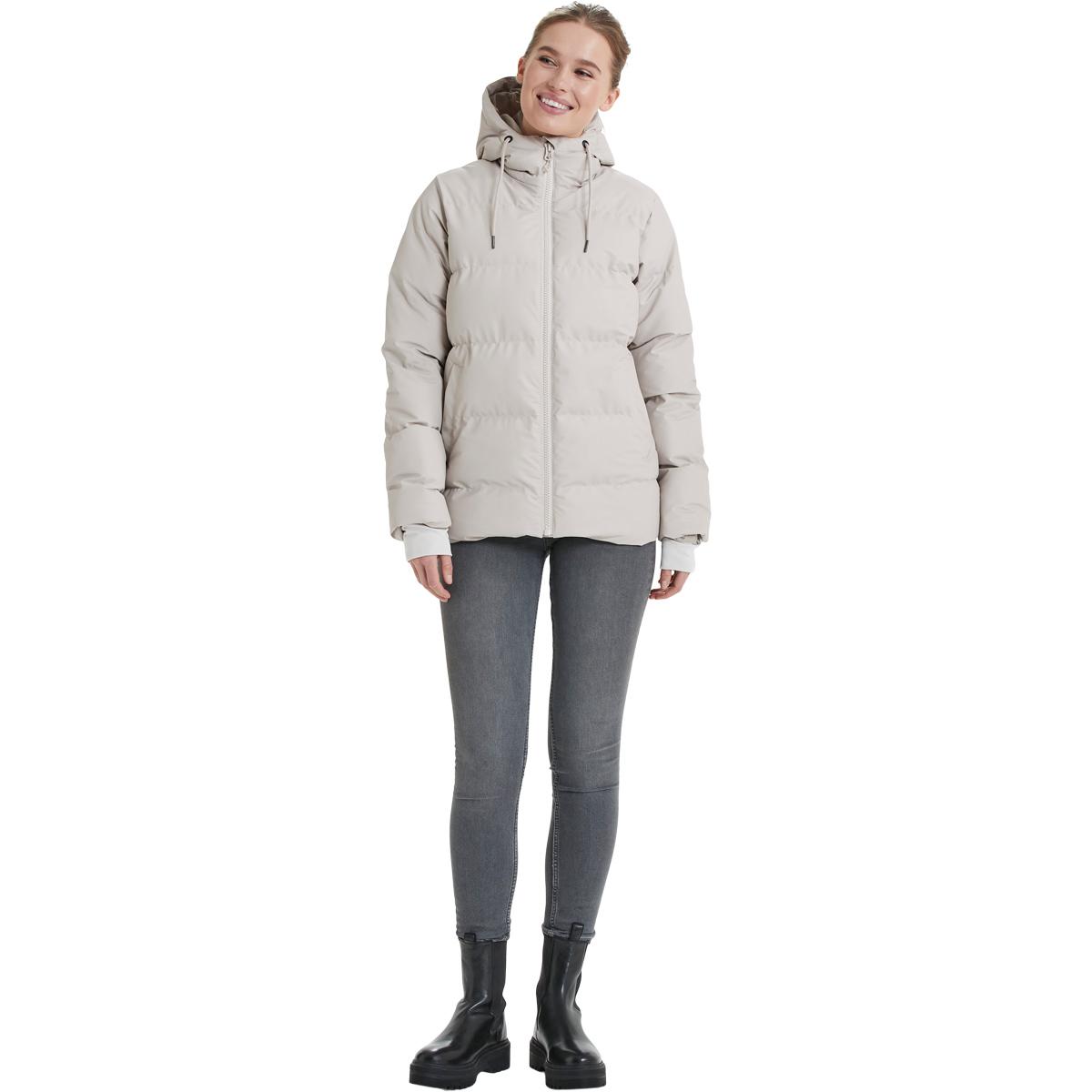 Weather Report Norah PU Puffer Vinterjakke Dame ChateauGray