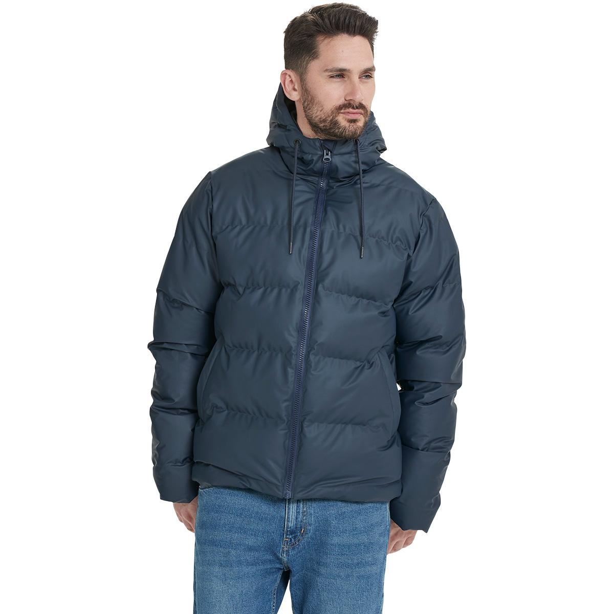 Weather Report Quinn PU Puffer Vinterjakke Herre Navy Blazer