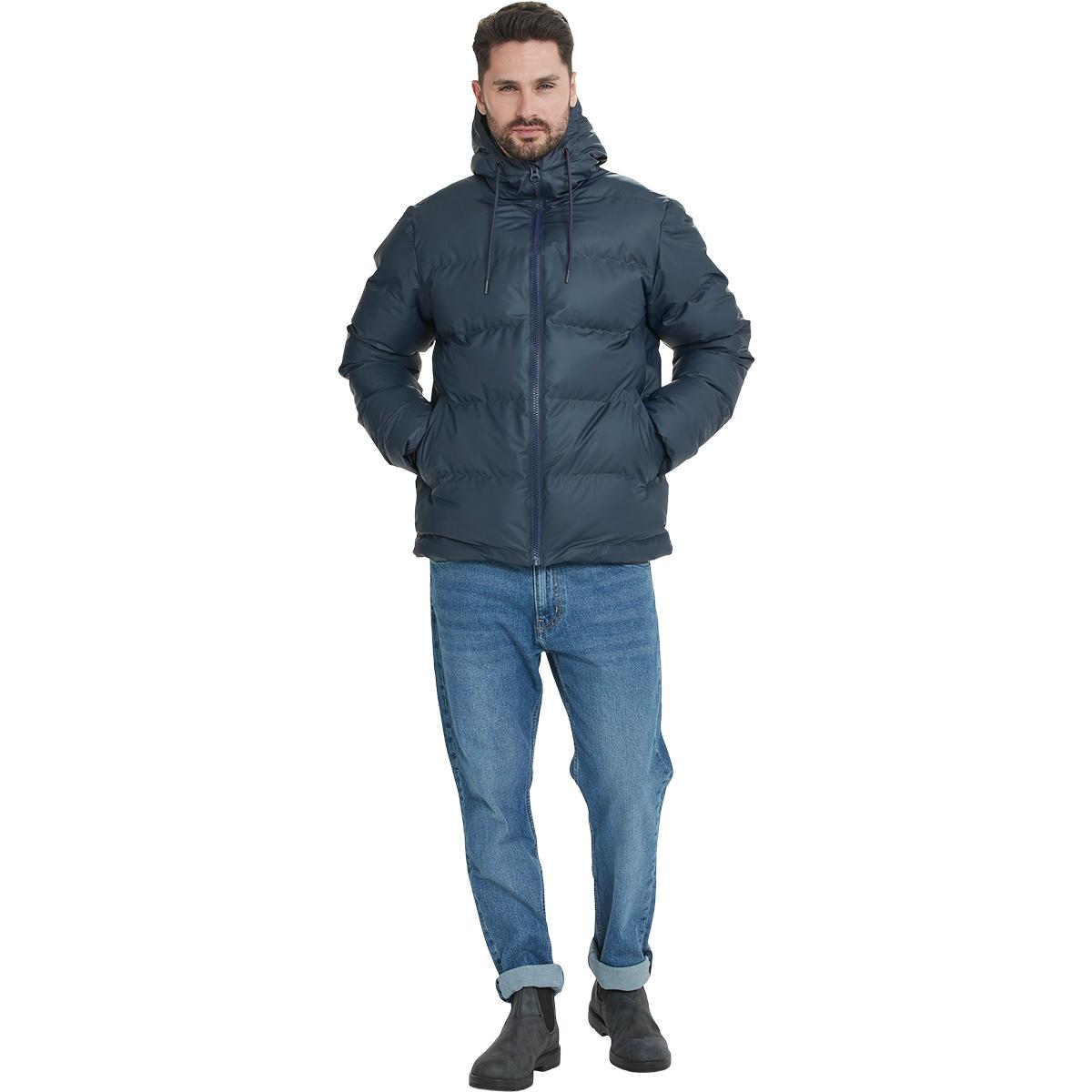 Weather Report Quinn PU Puffer Vinterjakke Herre Navy Blazer