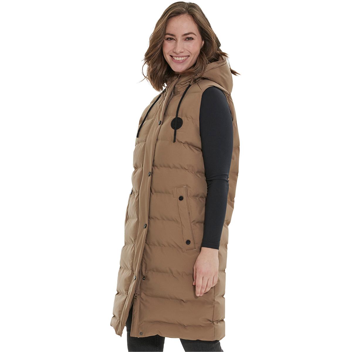 Weather Report Chief Puffer Parka Vest Dame Pine Bark