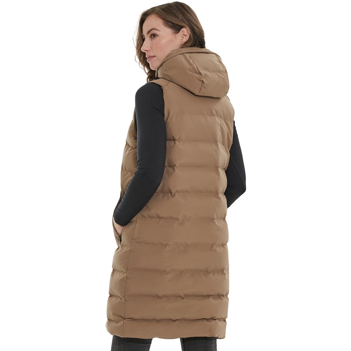 Weather Report Chief Puffer Parka Vest Dame Pine Bark