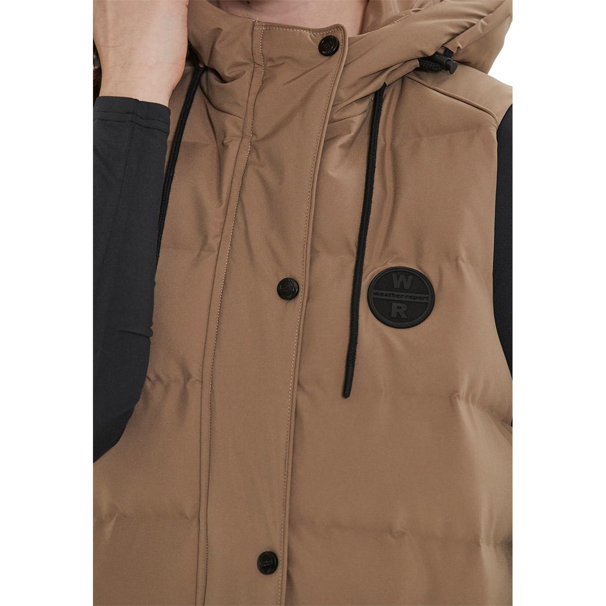 Weather Report Chief Puffer Parka Vest Dame Pine Bark