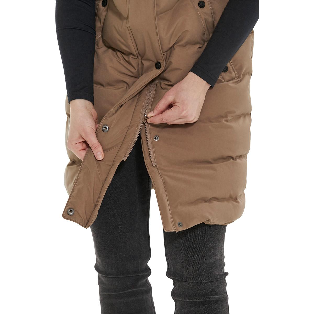Weather Report Chief Puffer Parka Vest Dame Pine Bark