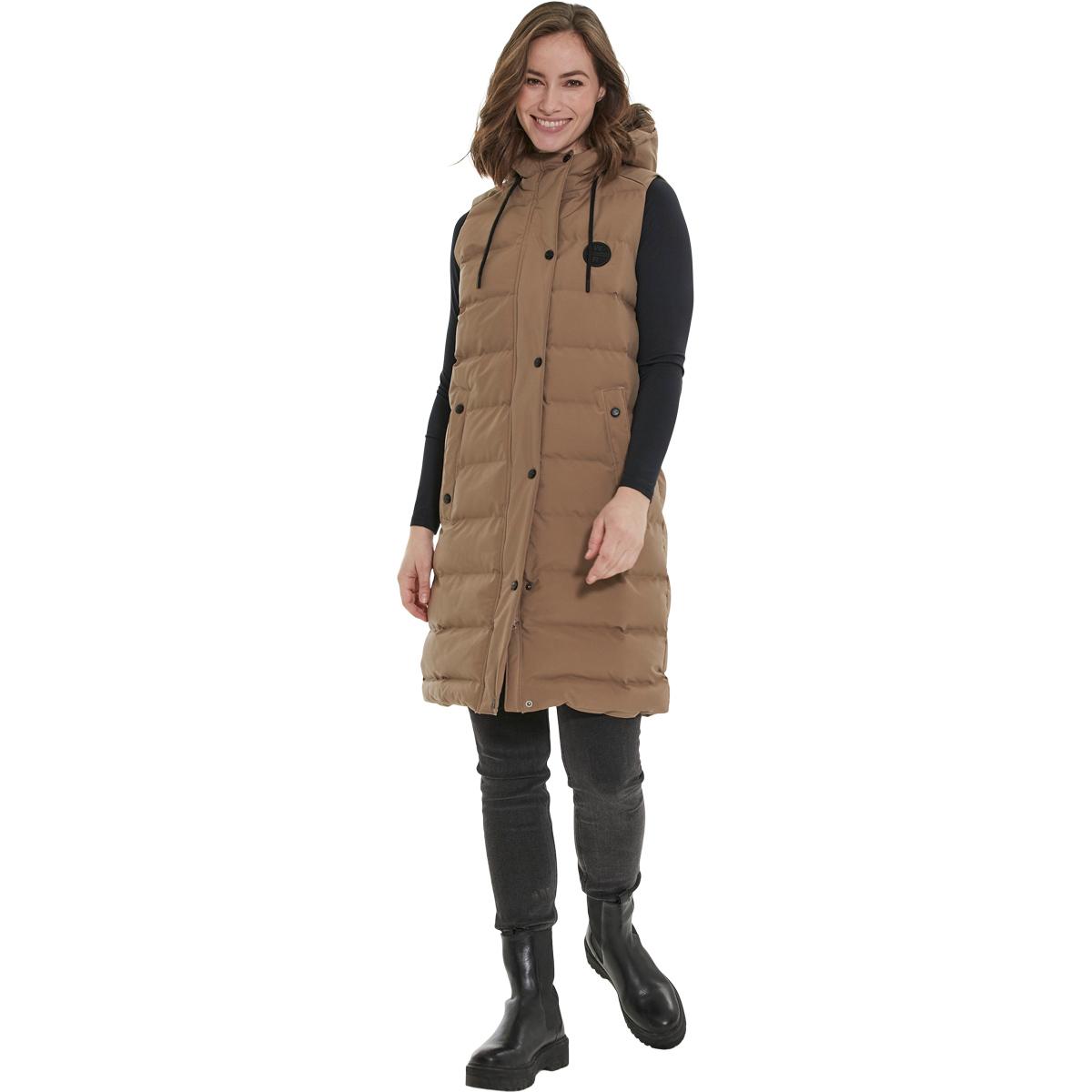 Weather Report Chief Puffer Parka Vest Dame Pine Bark