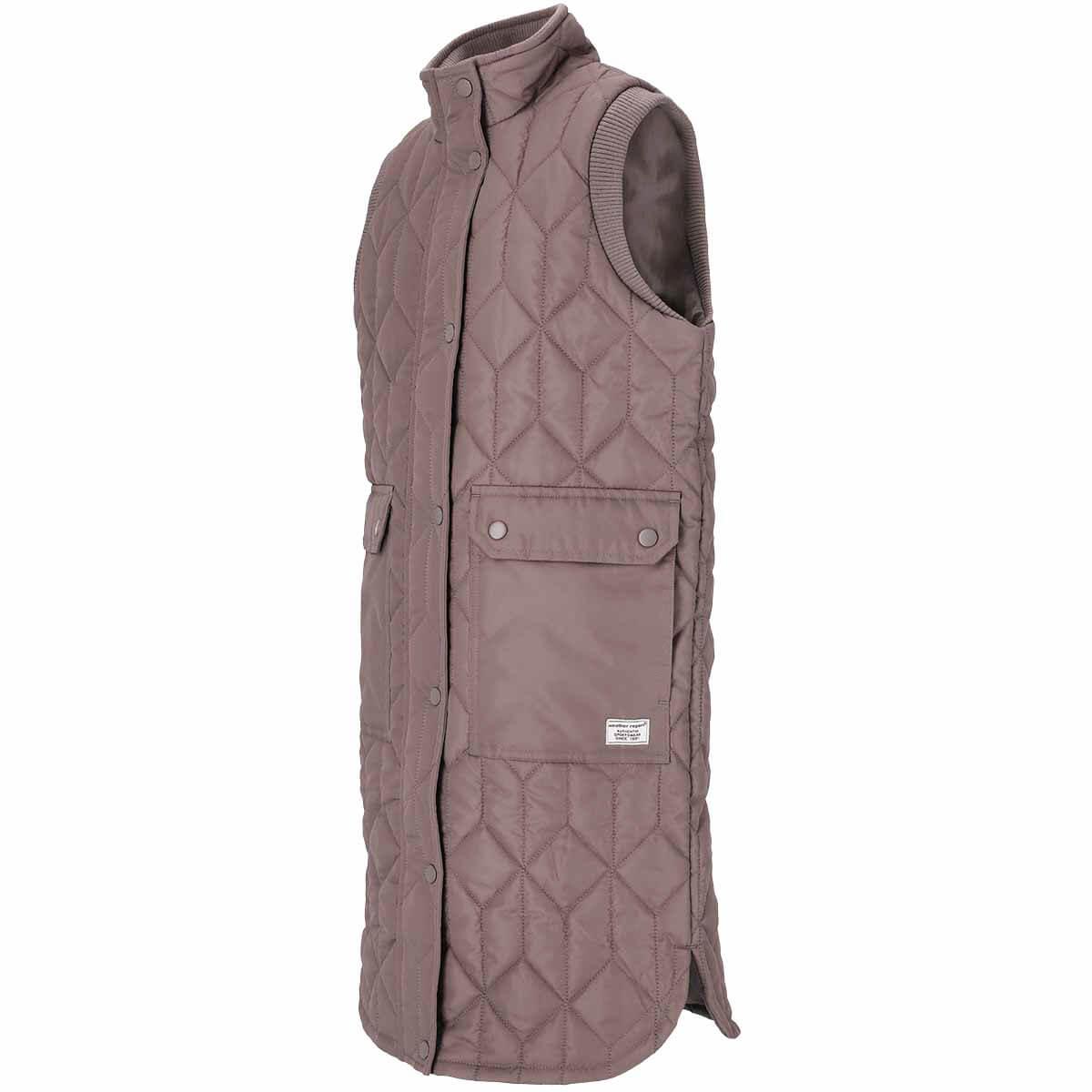 Weather Report Beah Long Quiltet Vest Børn Iron