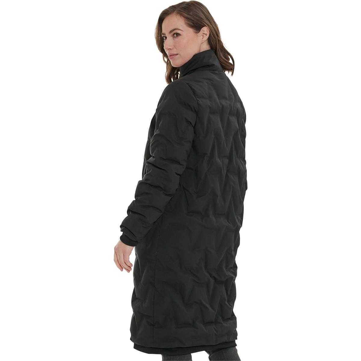 Weather Report Foster Long Puffer Vinterjakke Dame Black