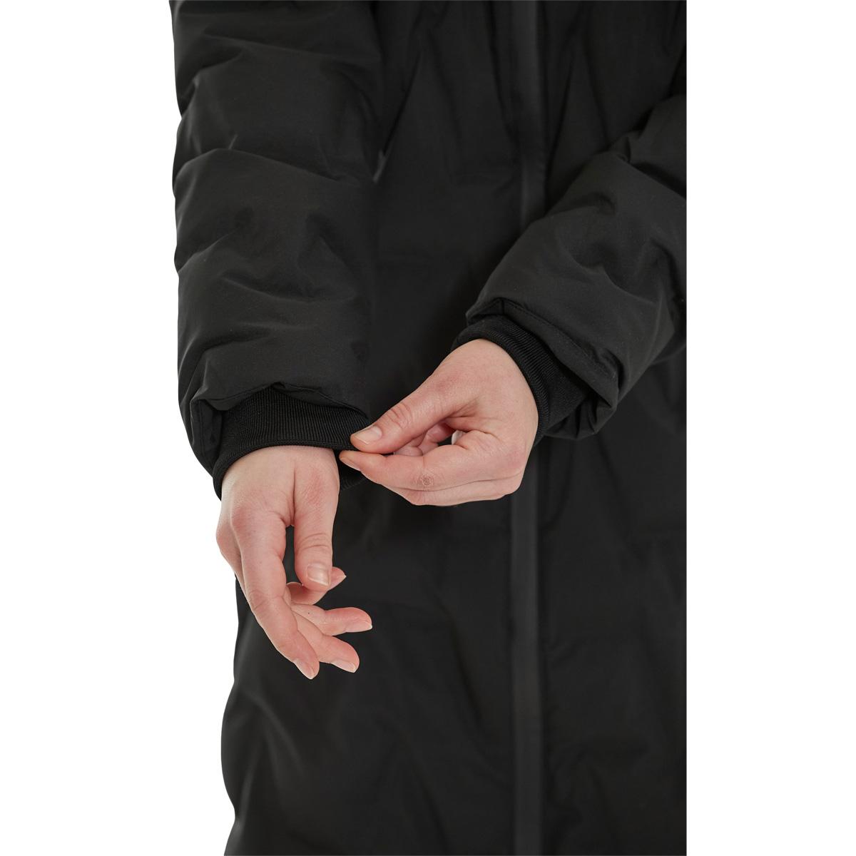 Weather Report Foster Long Puffer Vinterjakke Dame Black