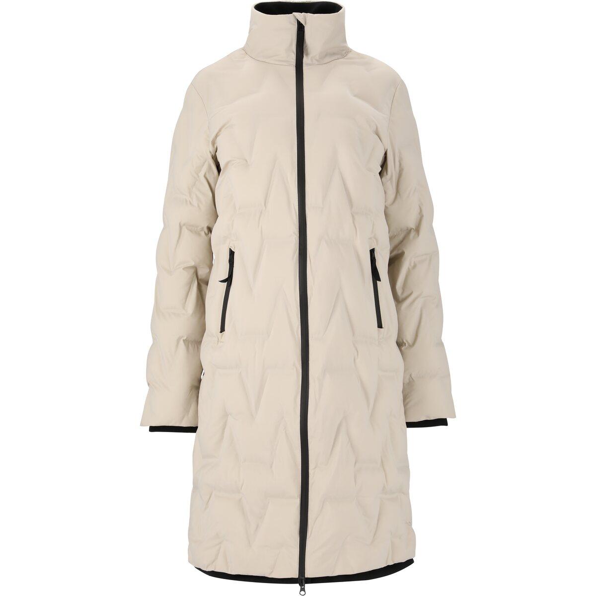 Weather Report Foster Long Puffer Vinterjakke Dame ChateauGray