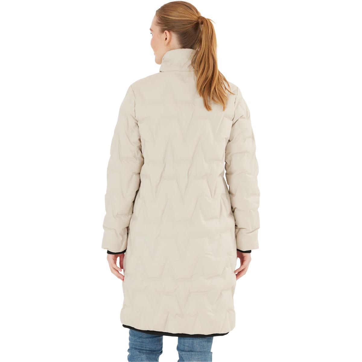 Weather Report Foster Long Puffer Vinterjakke Dame ChateauGray