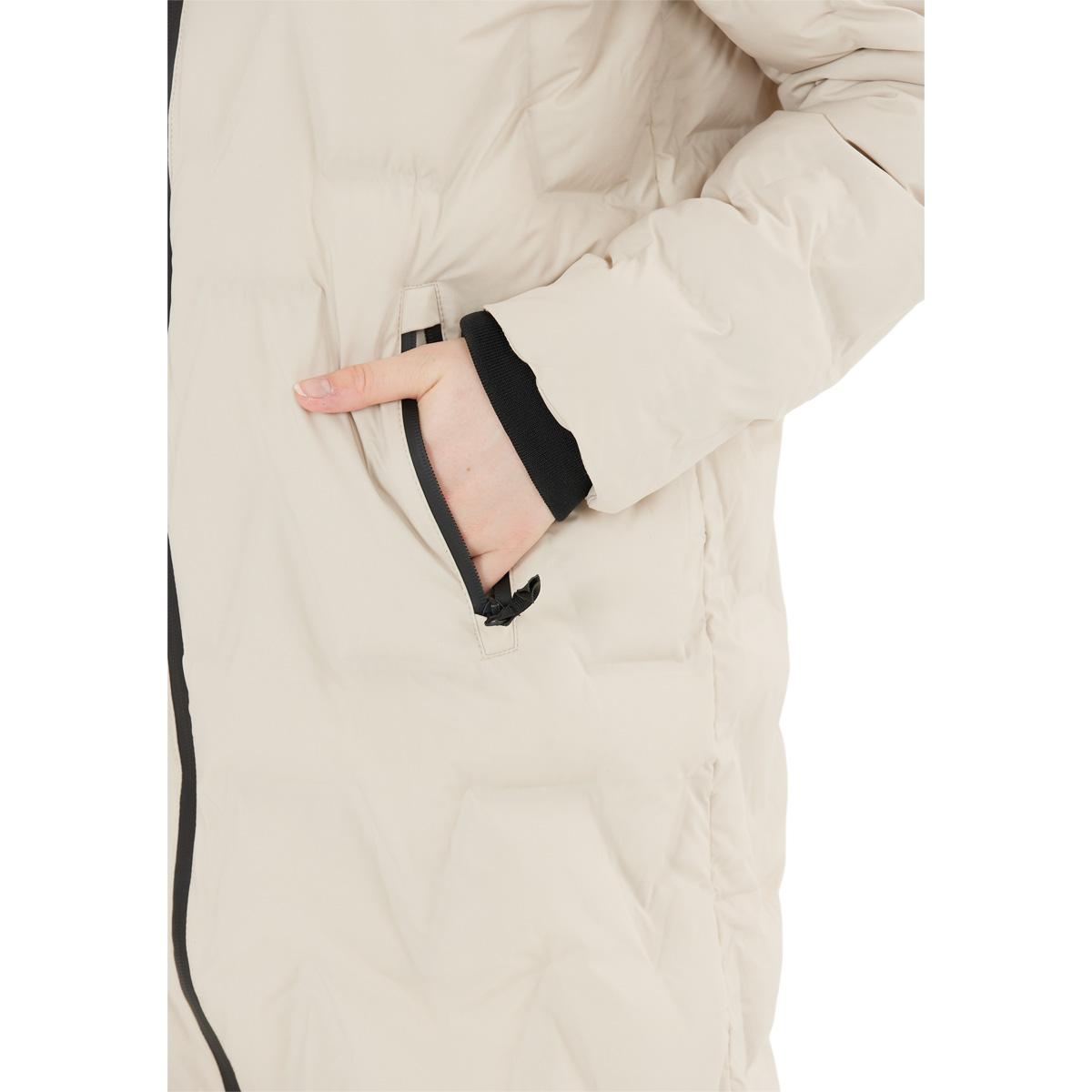 Weather Report Foster Long Puffer Vinterjakke Dame ChateauGray