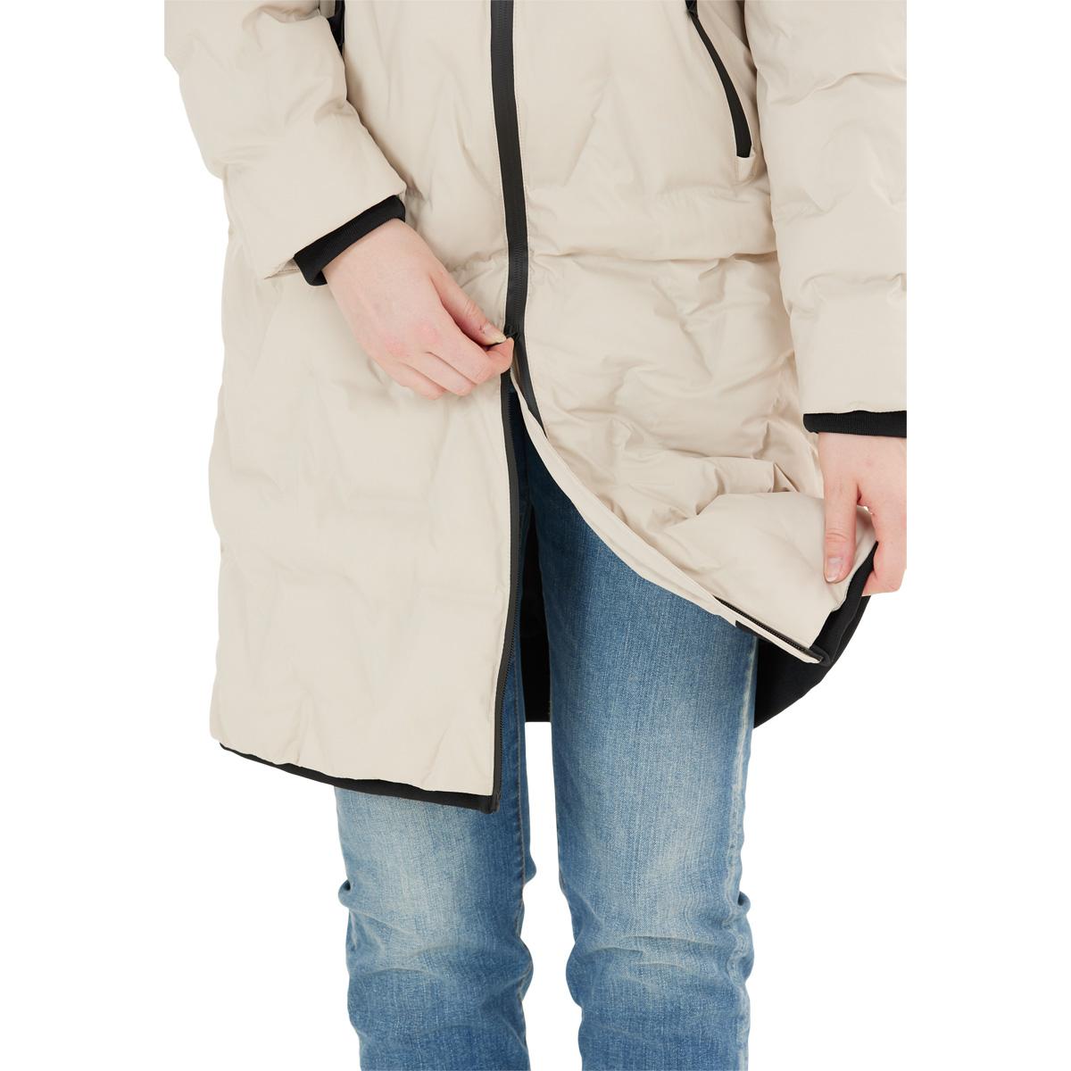 Weather Report Foster Long Puffer Vinterjakke Dame ChateauGray