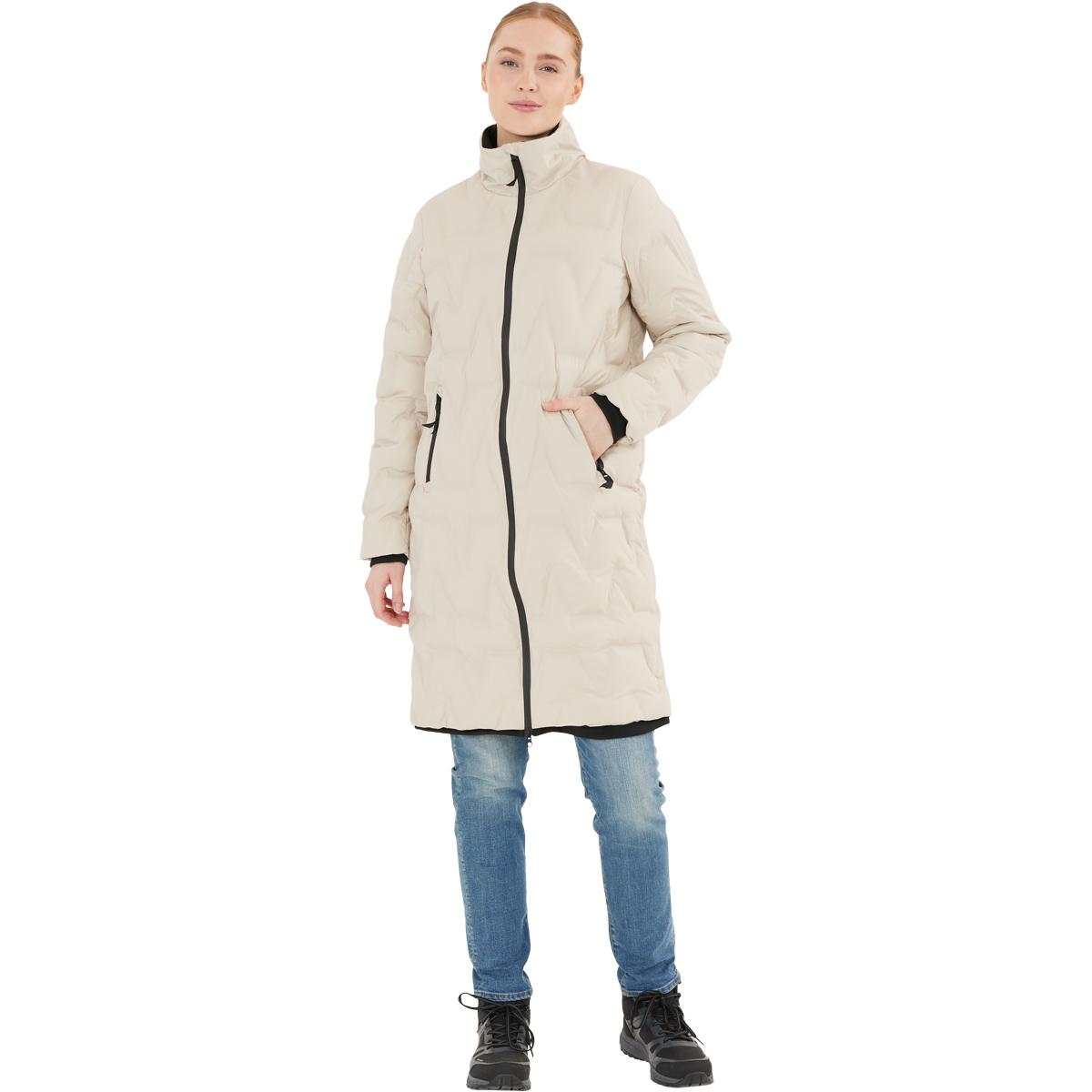 Weather Report Foster Long Puffer Vinterjakke Dame ChateauGray
