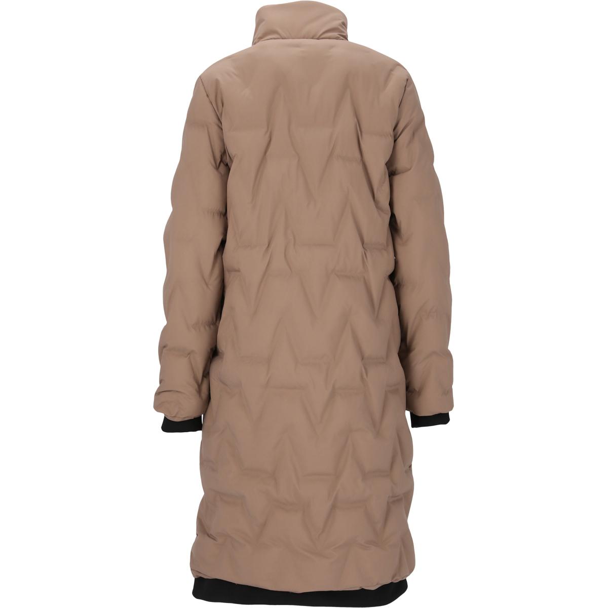 Weather Report Foster Long Puffer Vinterjakke Dame Pine Bark