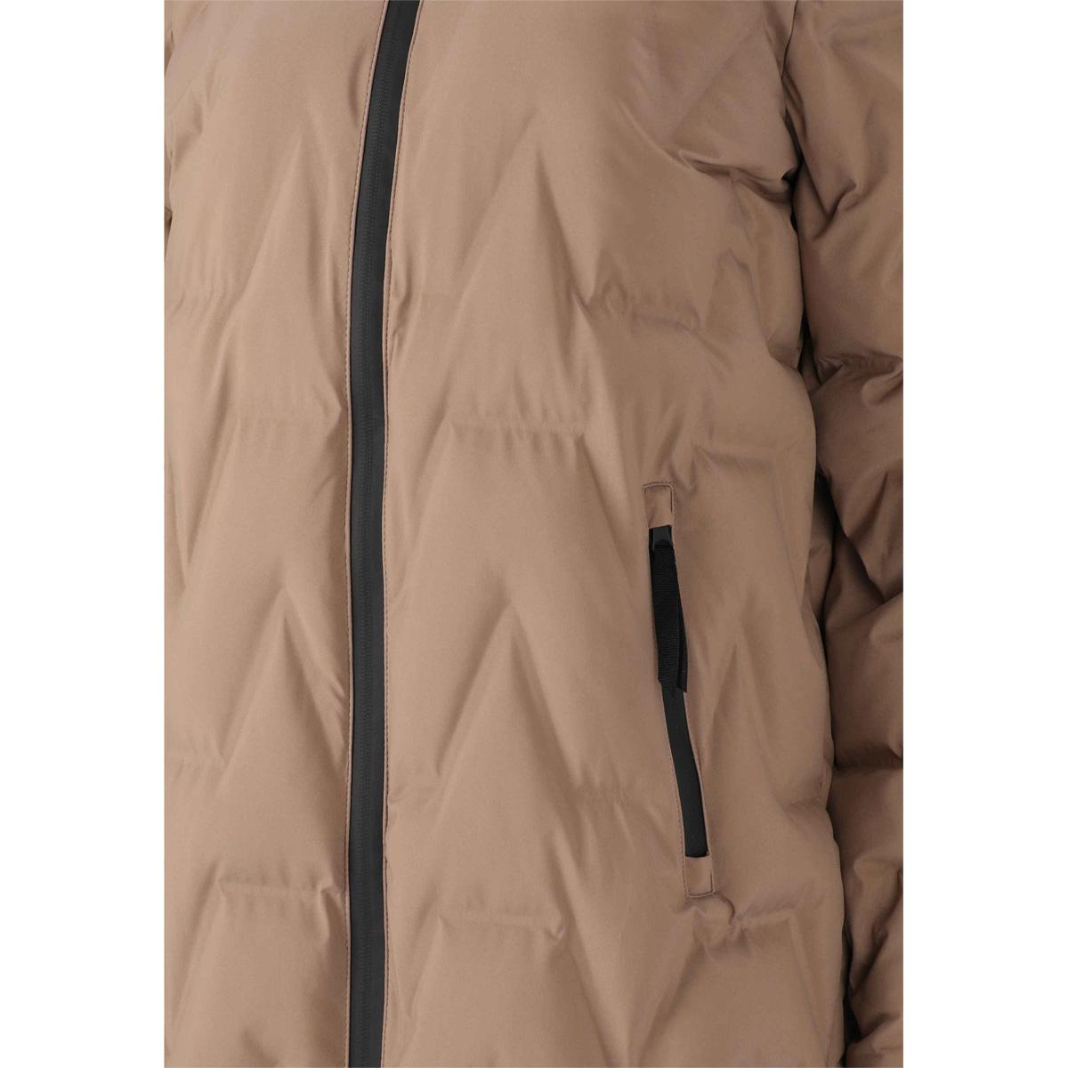Weather Report Foster Long Puffer Vinterjakke Dame Pine Bark