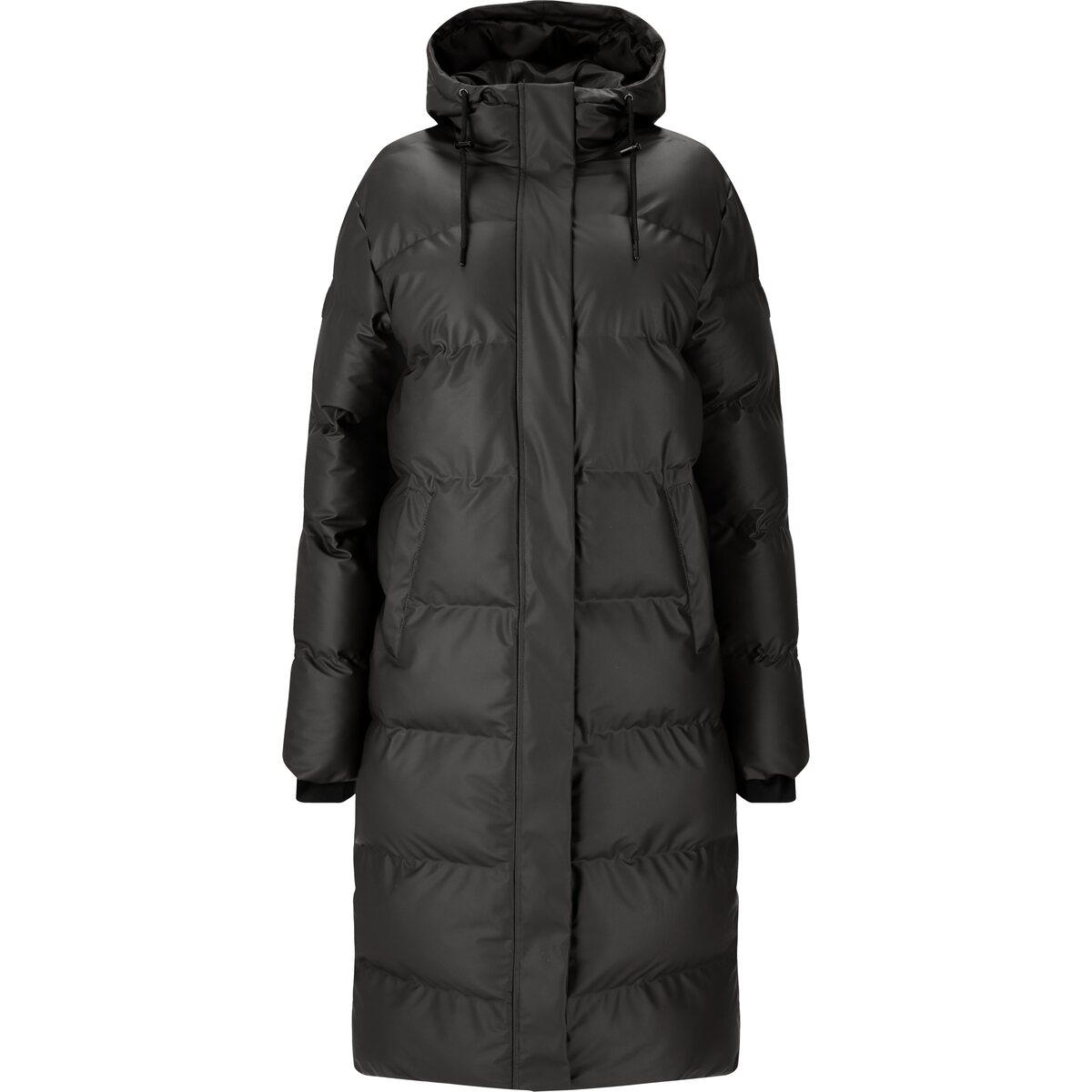 Weather Report Audrey PU Puffer Parka Vinterjakke Dame Black