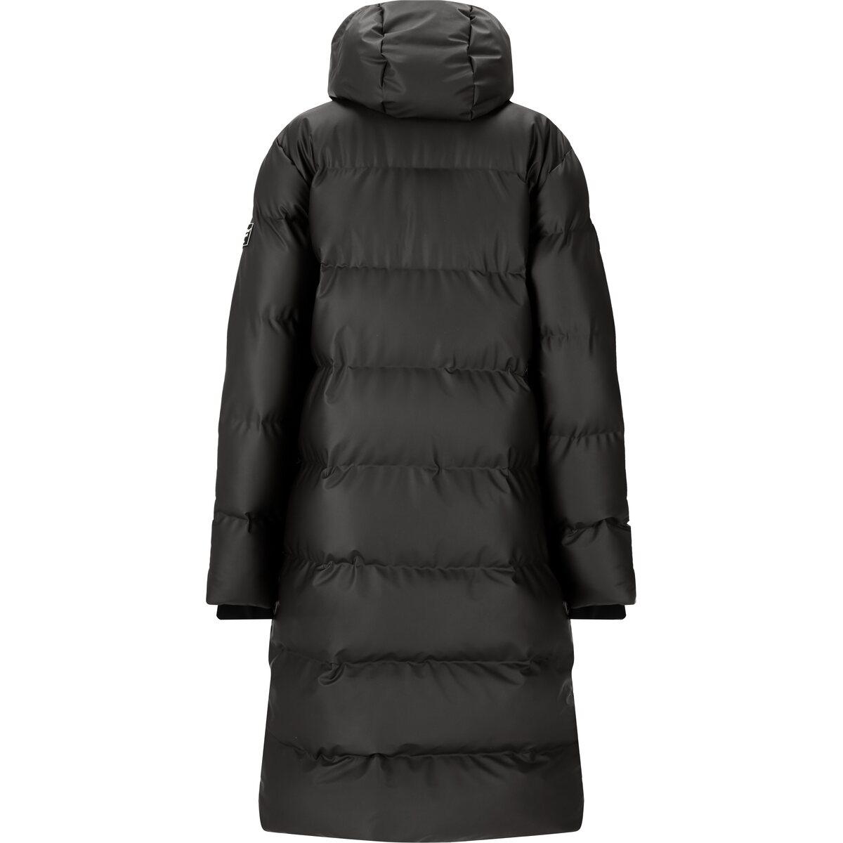 Weather Report Audrey PU Puffer Parka Vinterjakke Dame Black