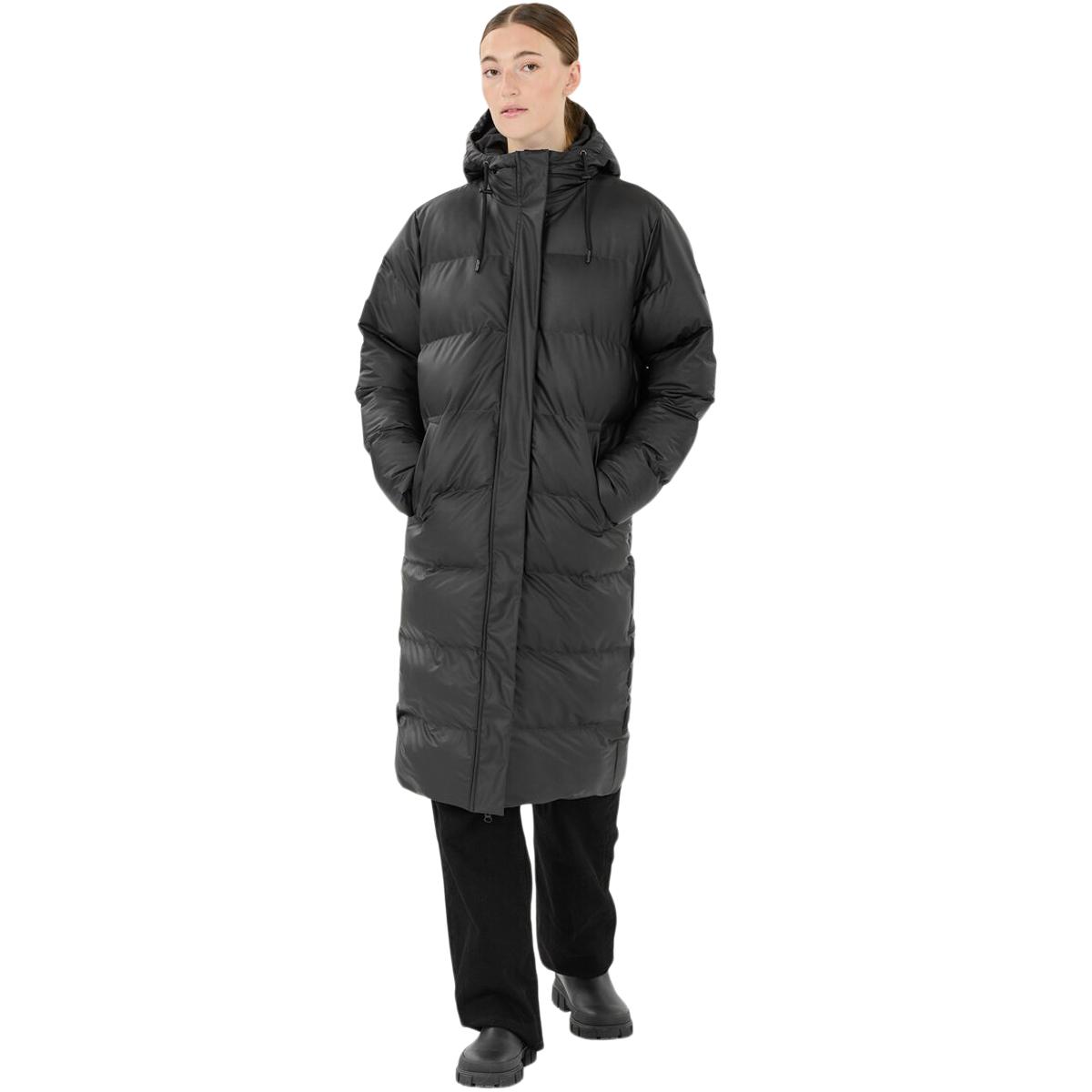 Weather Report Audrey PU Puffer Parka Vinterjakke Dame Black